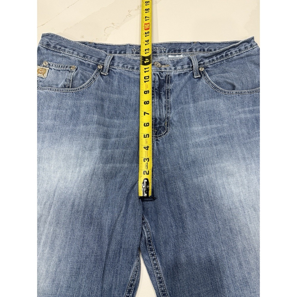 Cinch Jeans Mens 40x34 Dooley Relaxed Fit Blue Light Wash‎ Hand Sanded Bootcut - Picture 8 of 16